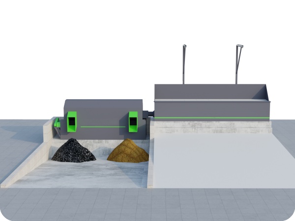 YX40 Drum Sand and Gravel Separator Double Parking