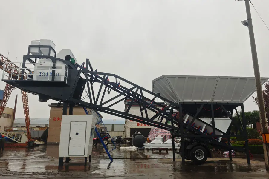 JJHM50 Mobile Concrete Batching Plant