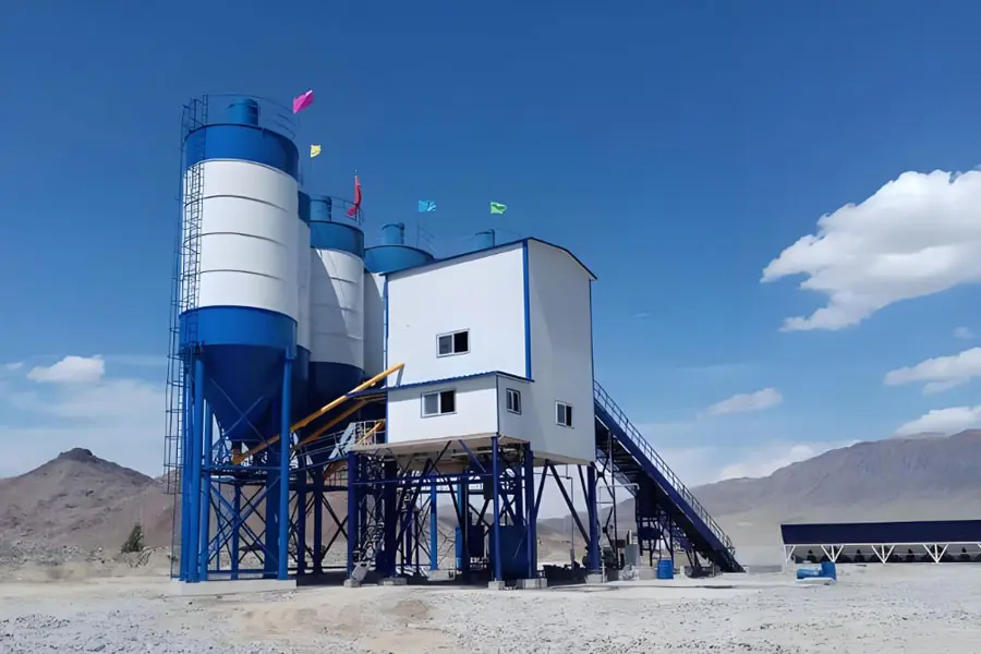 JJHS120 Stationary Concrete Batching Plant